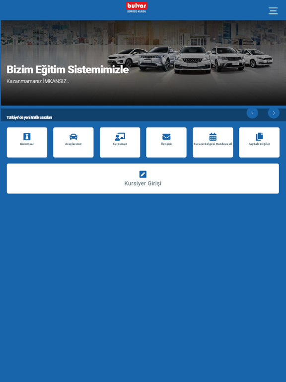 Bulvar Sürücü Kursu iPad Screenshots