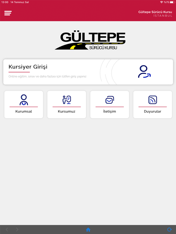 Gültepe Sürücü Kursu iPad Screenshots