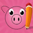 Connect the dots coloring book for children: Learn painting by numbers for kindergarten and pre-school with this learning puzzle game