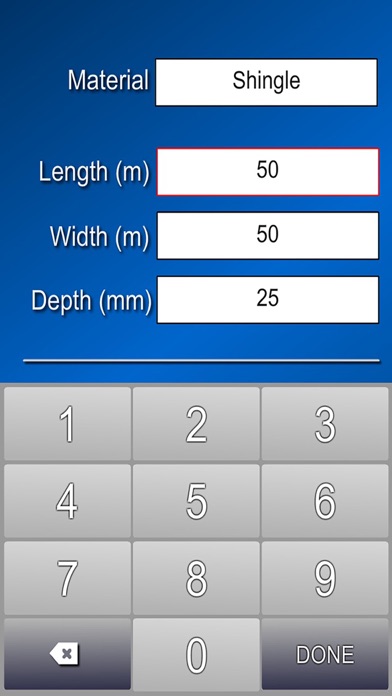 Tonnage Calculator Screenshots