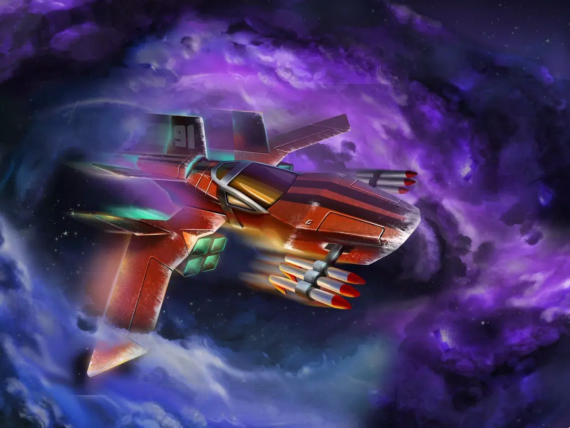 Galaxy Warfare Free - space shooter iPad 应用截图