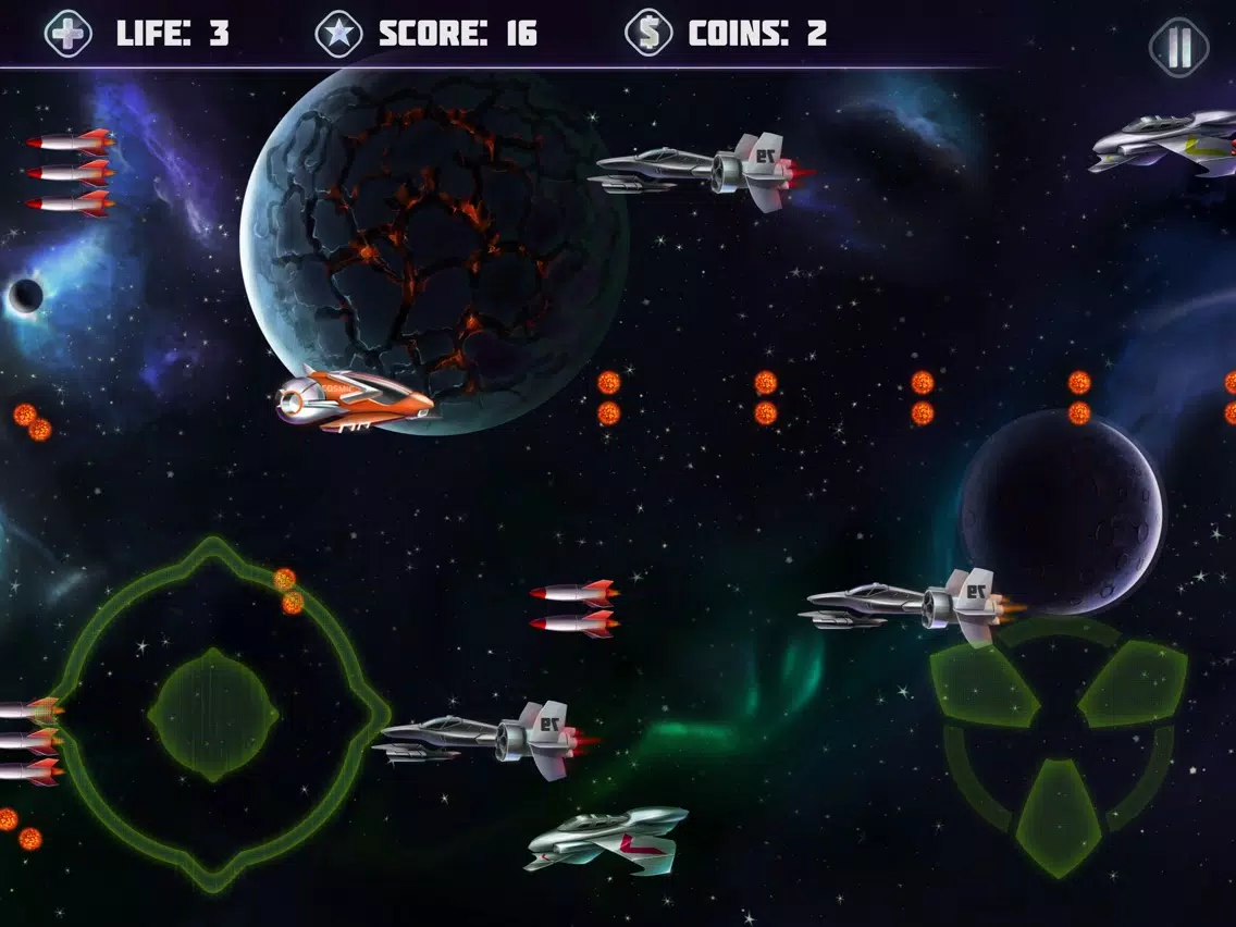 Galaxy Warfare Free - space shooter iPad 应用截图