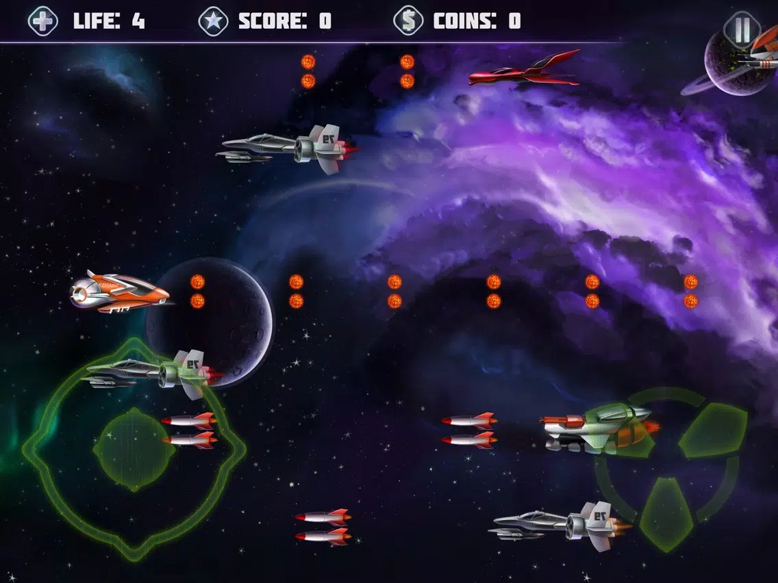 Galaxy Warfare Free - space shooter iPad 应用截图