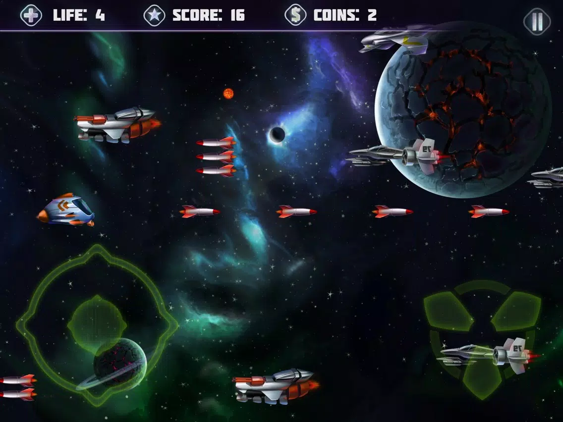 Galaxy Warfare Free - space shooter iPad 应用截图
