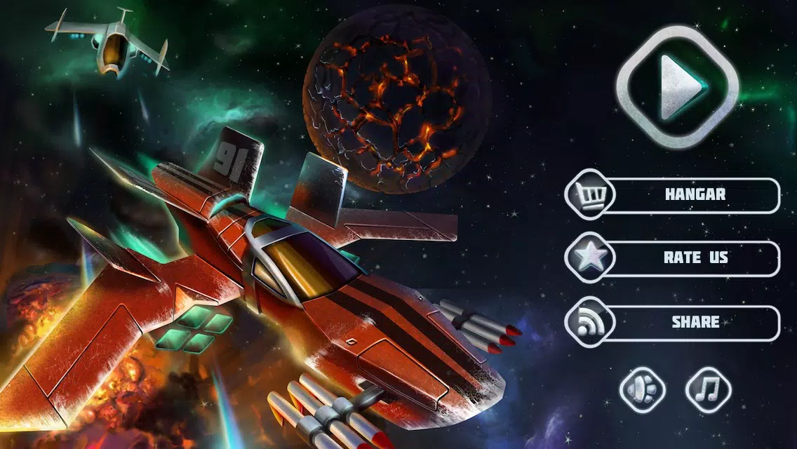 Galaxy Warfare Free - space shooter应用截图