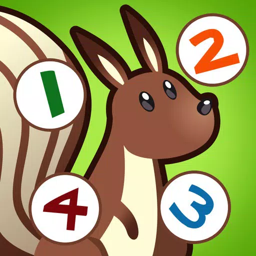 Forest counting game for children: Learn to count the numbers 1-10 with the animals of the woods Forest counting game for children: Learn to count the numbers 1-10 with the animals of the woods
