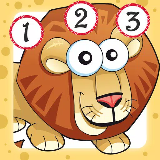 Savannah counting game for children: Learn to count the numbers 1-10 with safari animals Savannah counting game for children: Learn to count the numbers 1-10 with safari animals