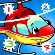 123 Cars Counting Game for Children: Learn to count the numbers 1-10 with vehicles of the city