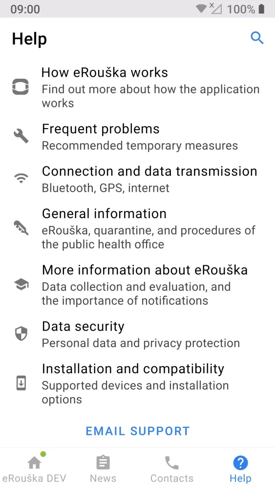 eRouška Screenshots