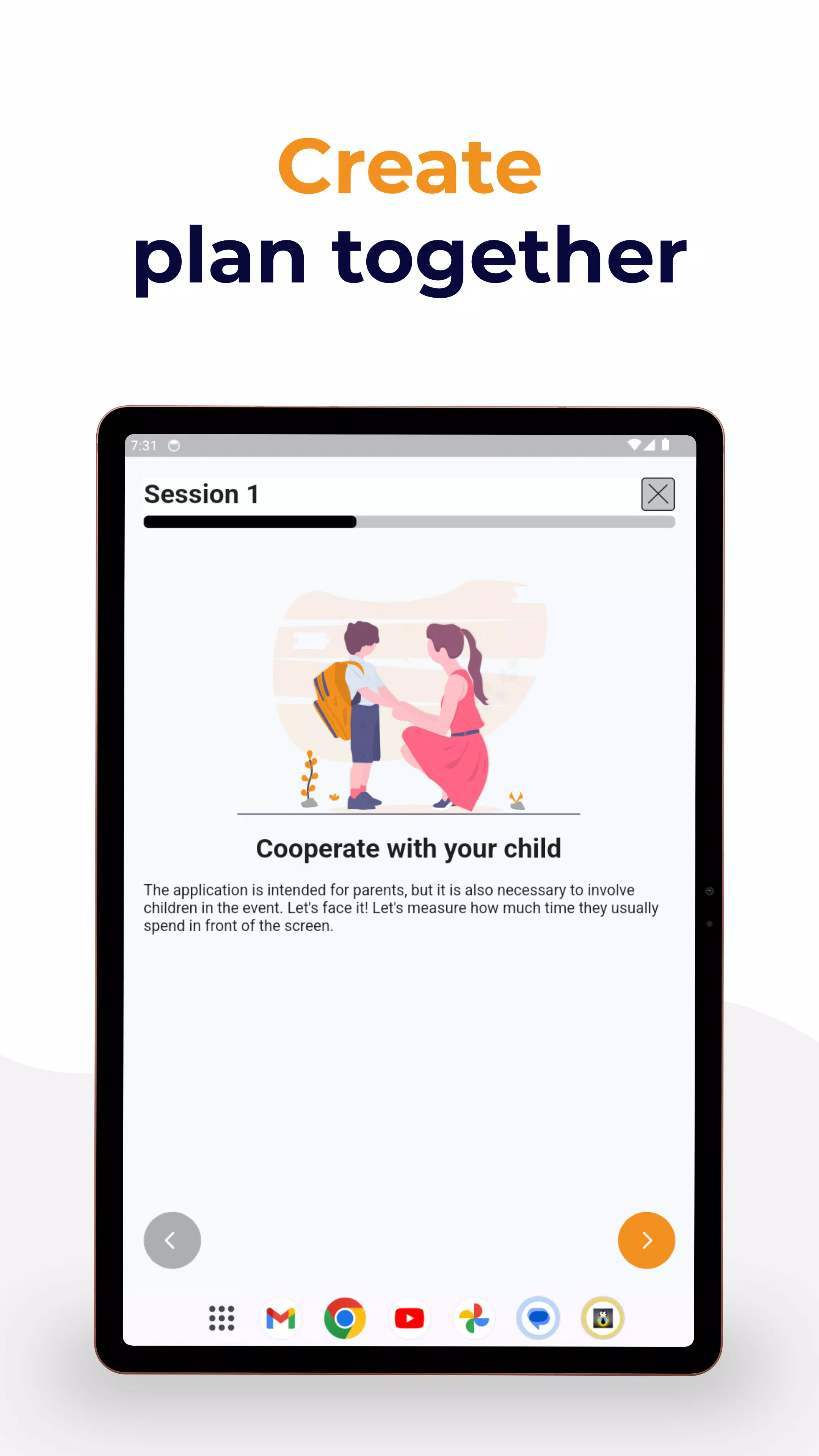 Digital parenting Screenshots