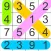 Hidden Numbers Math Game