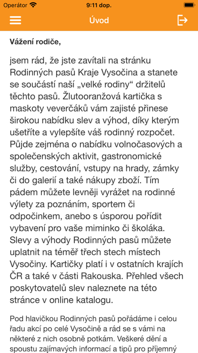Rodinné pasy Screenshots