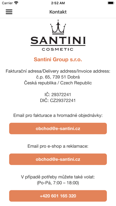Santini Cosmetic Screenshots