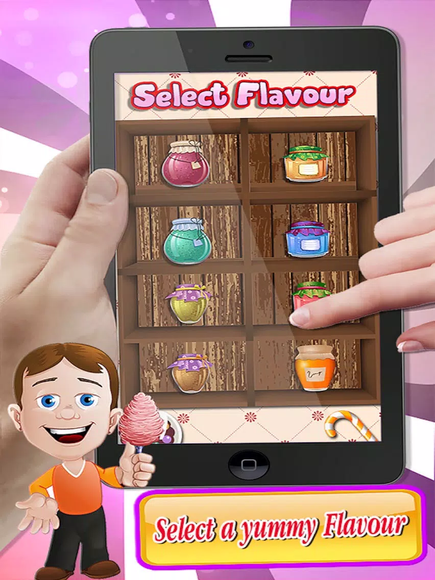 Baby Rainbow Cotton Candy Maker - Fun Cooking free iPad Screenshots