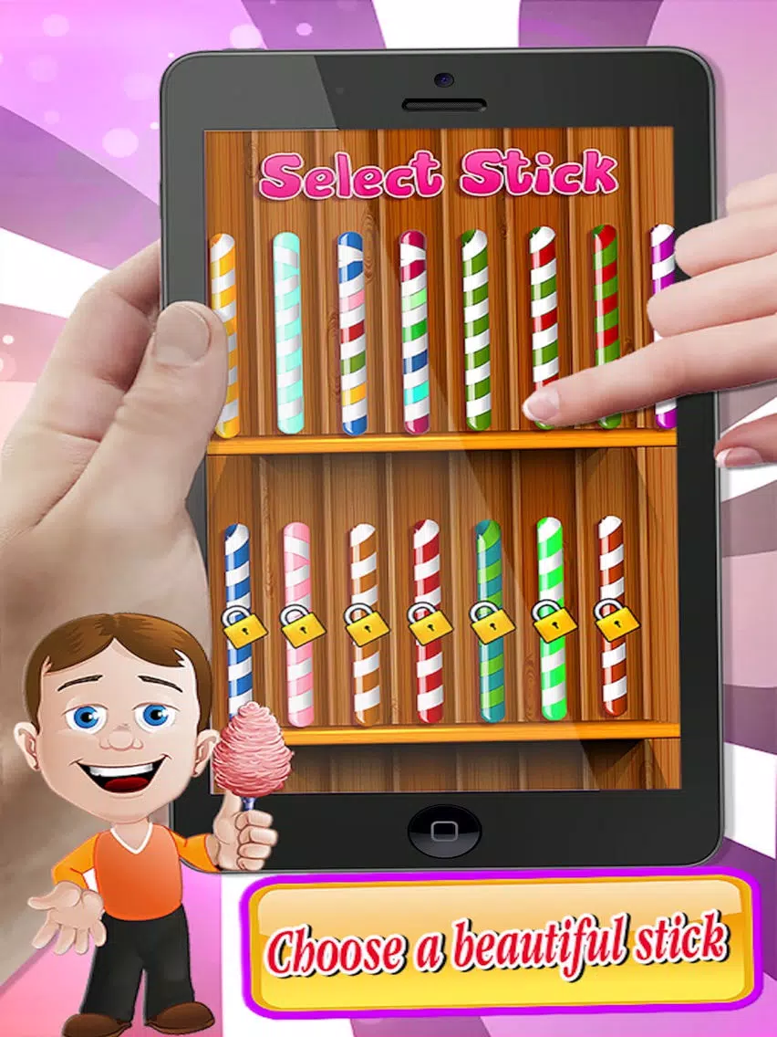 Baby Rainbow Cotton Candy Maker - Fun Cooking free iPad Screenshots