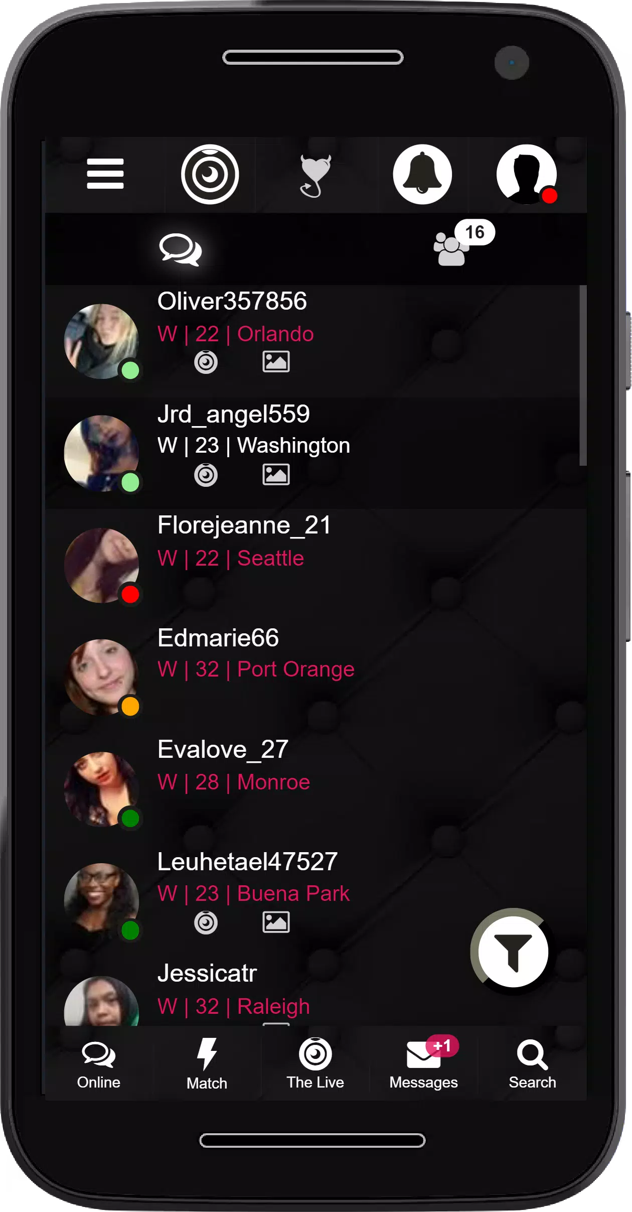 Flirty Dating - Live Video Chat & Online Dating Screenshots