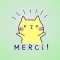 French Cat 2 Stickers