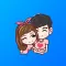 Love Couple Sticker Pack