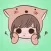 Little Foxy Girl Stickers