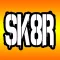 Skateboarding Text Stickers