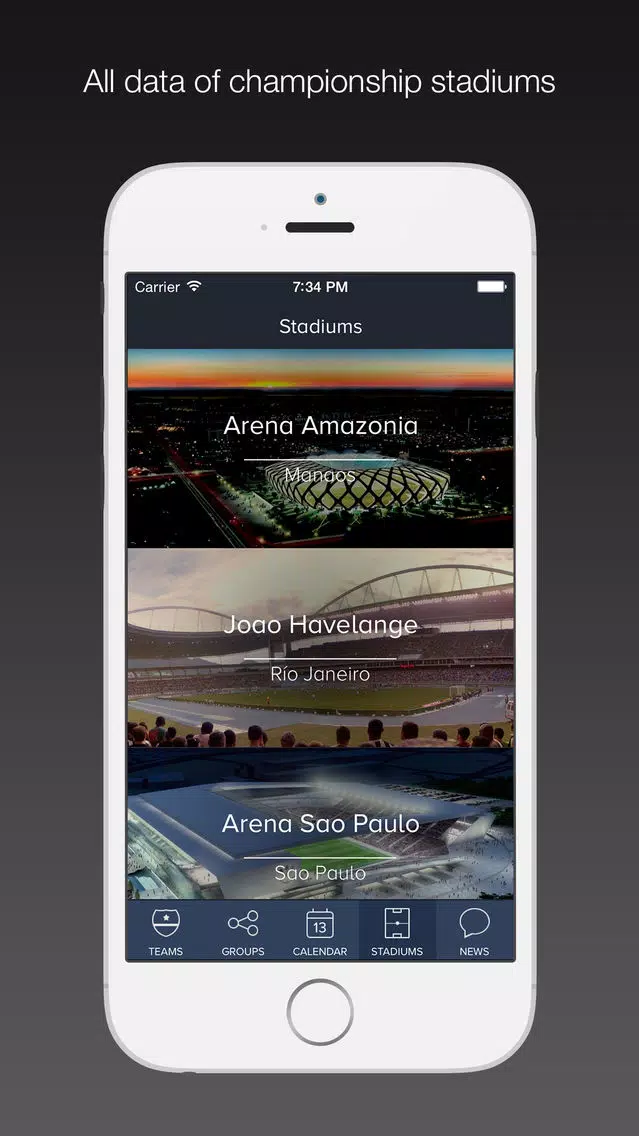 Brazil 2016 / Live soccer results - Games Edition Screenshots