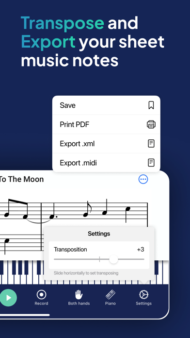 Halbestunde Sheet Music Reader Screenshots