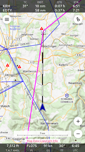 Enroute Flight Navigation Screenshots