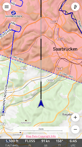 Enroute Flight Navigation Screenshots