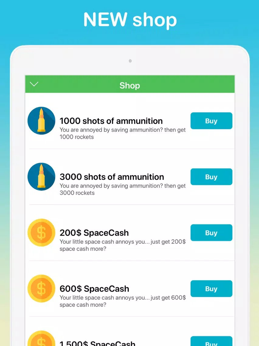 Capturas de pantalla de Space Game - BLOCKBUSTER iPad 