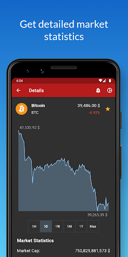 Crypto Prices Screenshots