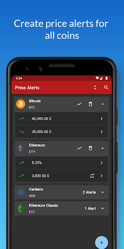 Crypto Prices Screenshots