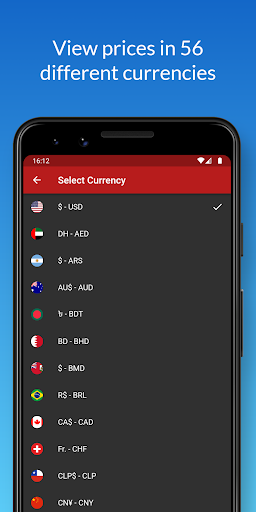 Crypto Prices Screenshots