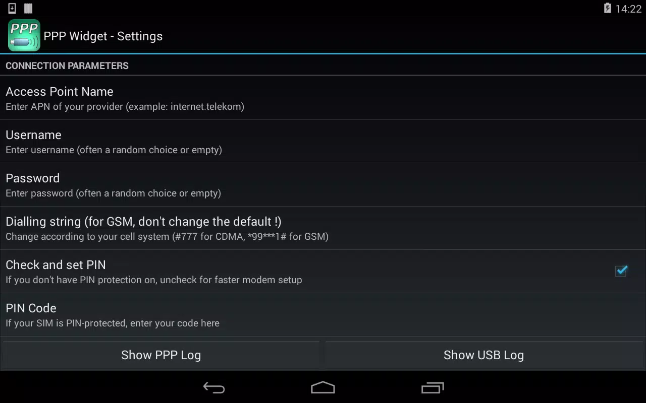 PPP Widget (discontinued) Screenshots