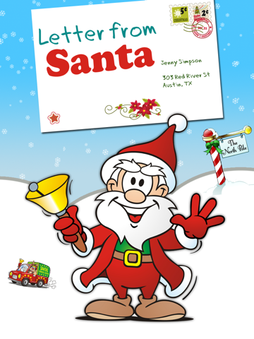 Letter from Santa - Get a Christmas Letter from Santa Claus iPad Screenshots