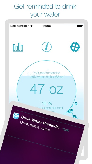 Drink Water Reminder and Intake Tracker Screenshots