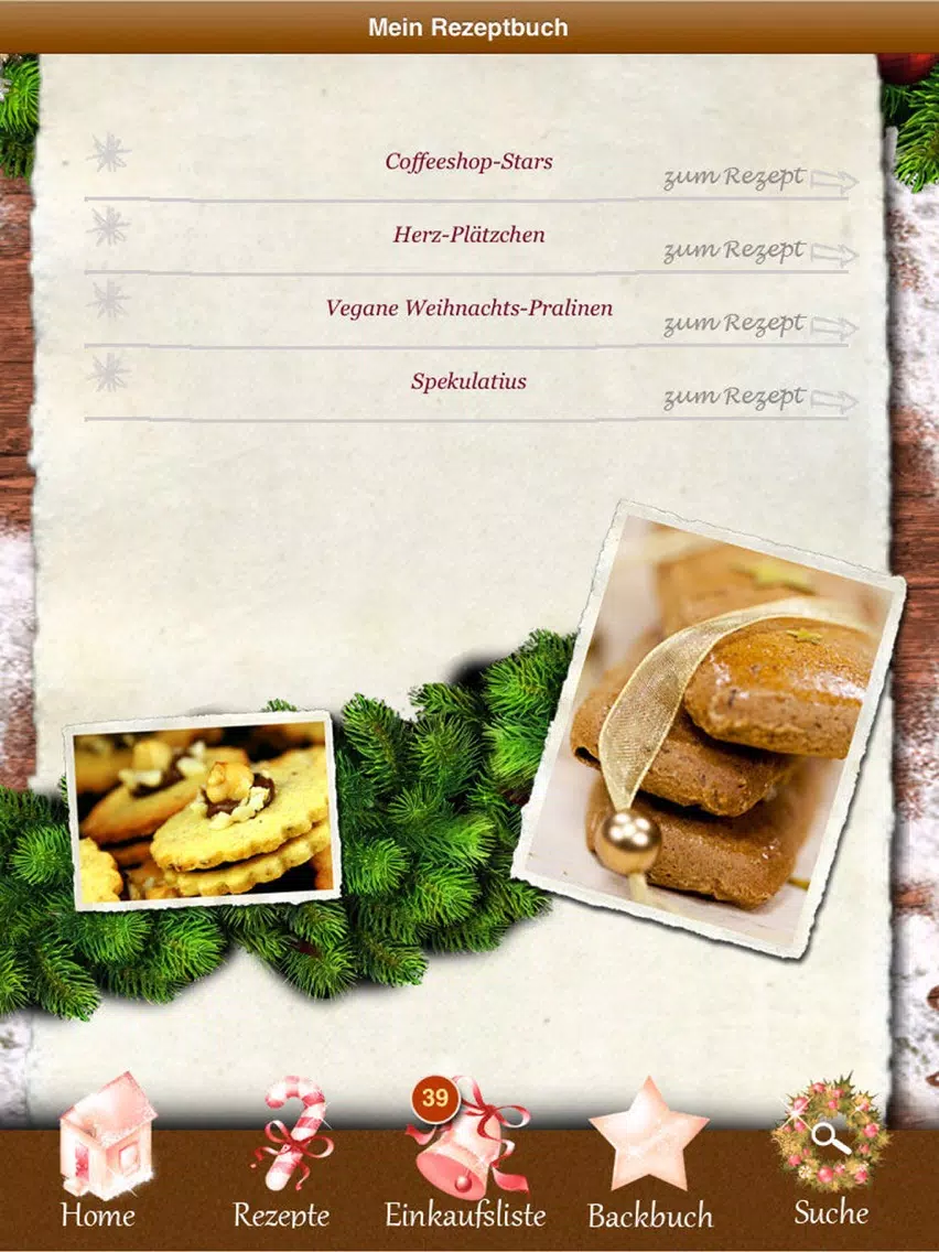 Vegane Plätzchen - Vegan! Rezepte Weihnachten iPad Screenshots