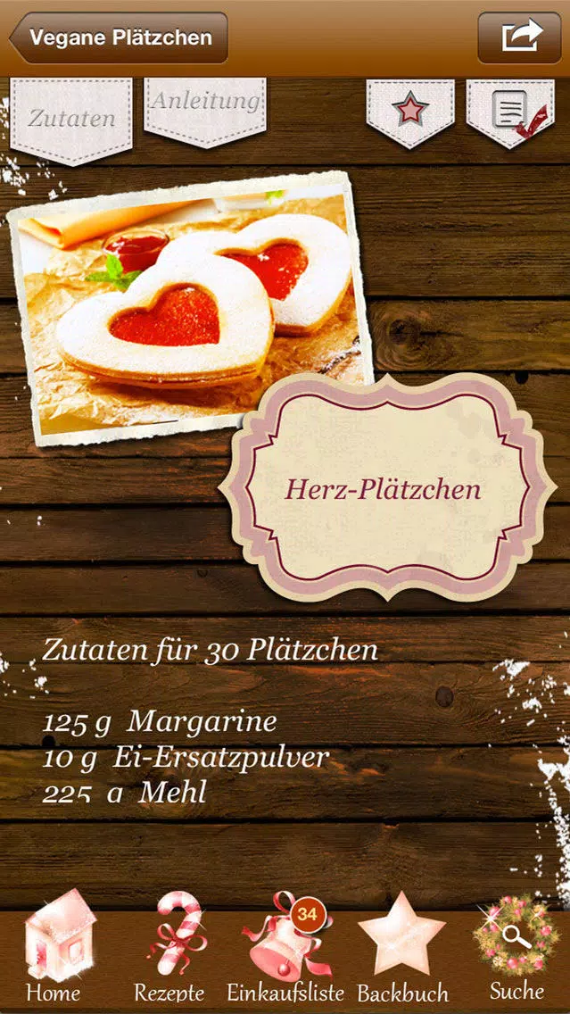 Vegane Plätzchen - Vegan! Rezepte Weihnachten Screenshots