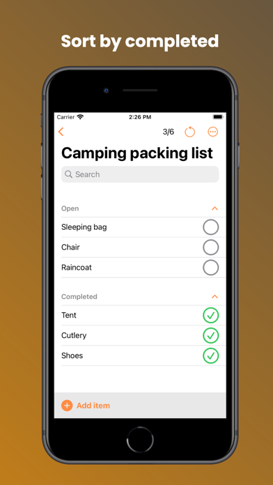 Checklists: Repeating To-Dos Screenshots