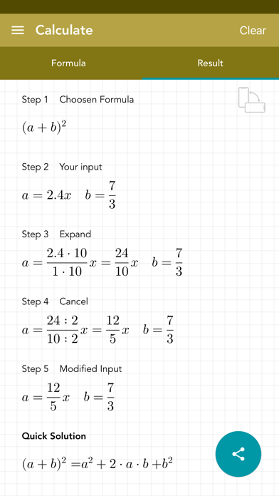 Square of a Binomial Screenshots