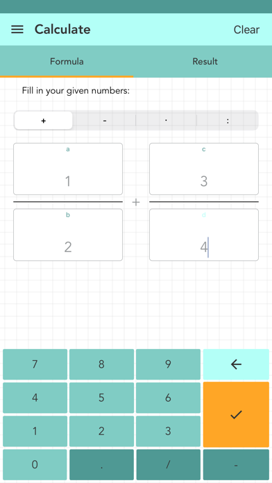 Simple Fraction Calculator Screenshots