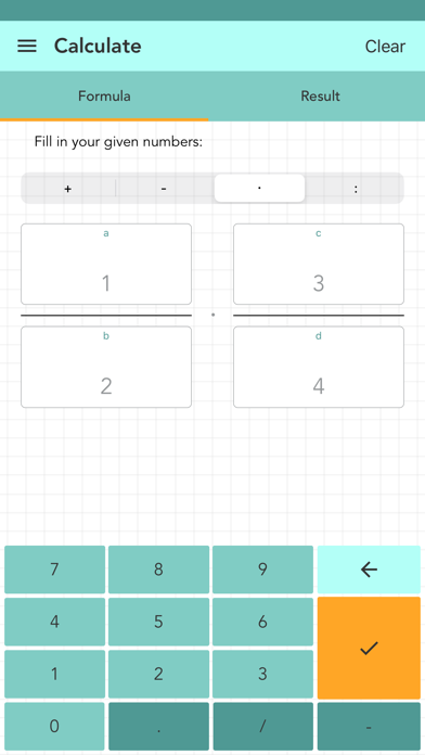 Simple Fraction Calculator Screenshots