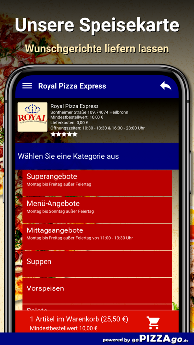 Royal Pizza Express Heilbronn Screenshots