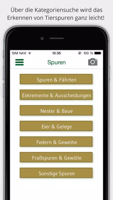 Tangkapan layar Tierspuren bestimmen – entdecken Sie die 100 wichtigsten heimischen Tierarten an ihren Spuren