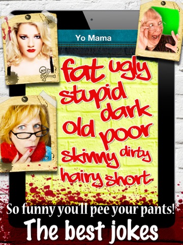 Yo Mama - Best New Jokes & Sayings! iPad Screenshots