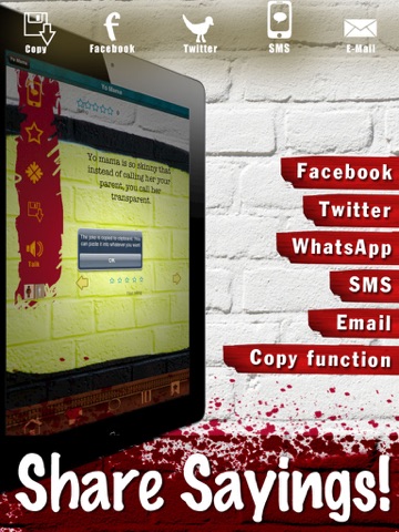 Yo Mama - Best New Jokes & Sayings! iPad Screenshots