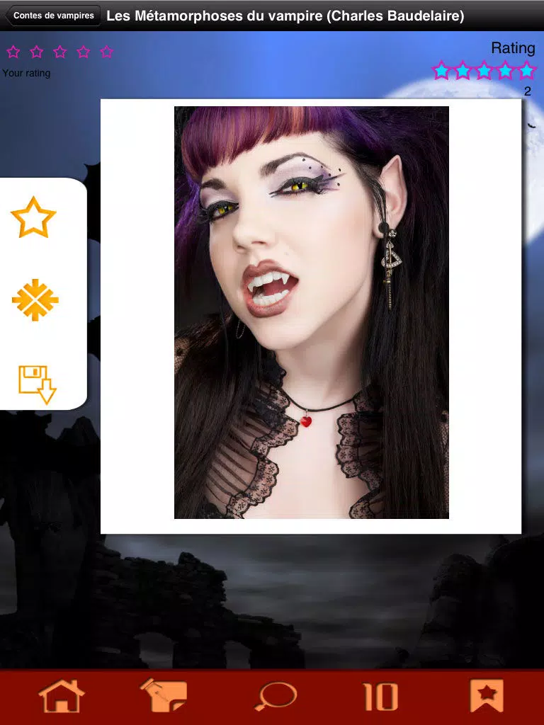 Contes de vampires - Histoires frissons! iPad Screenshots