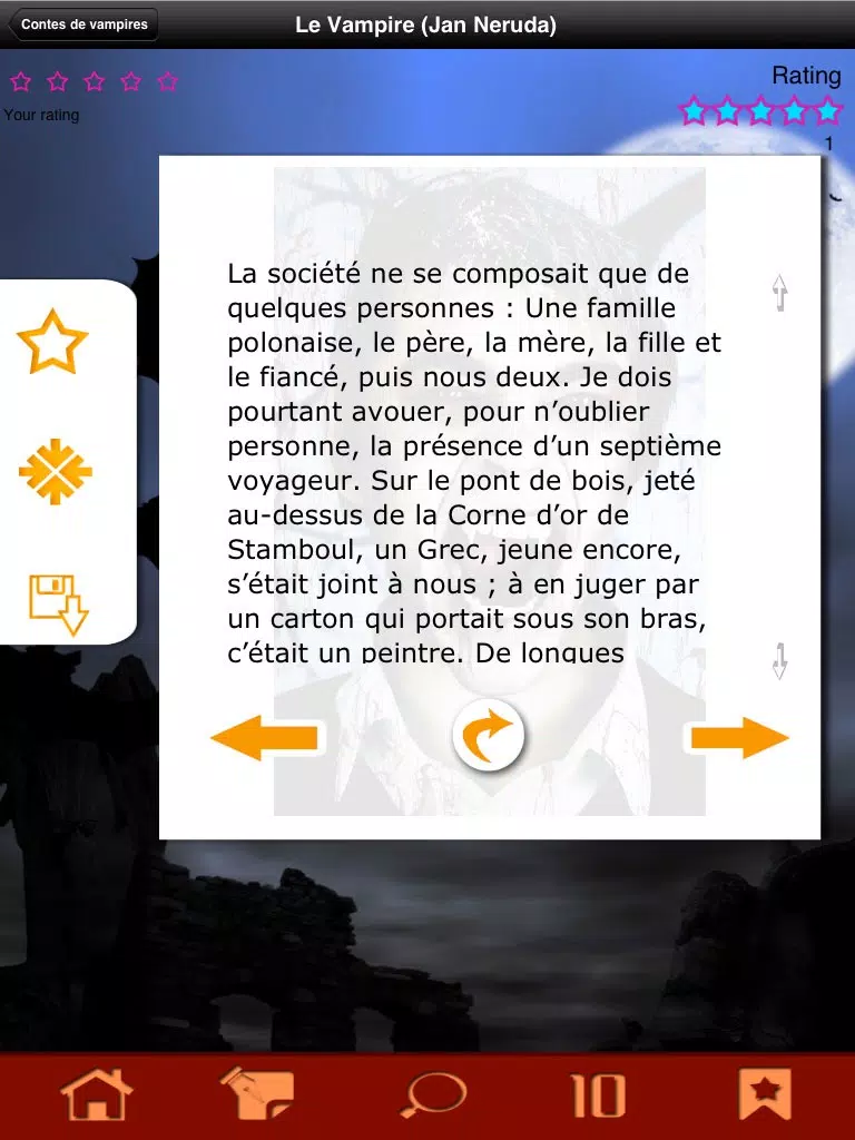 Contes de vampires - Histoires frissons! iPad Screenshots