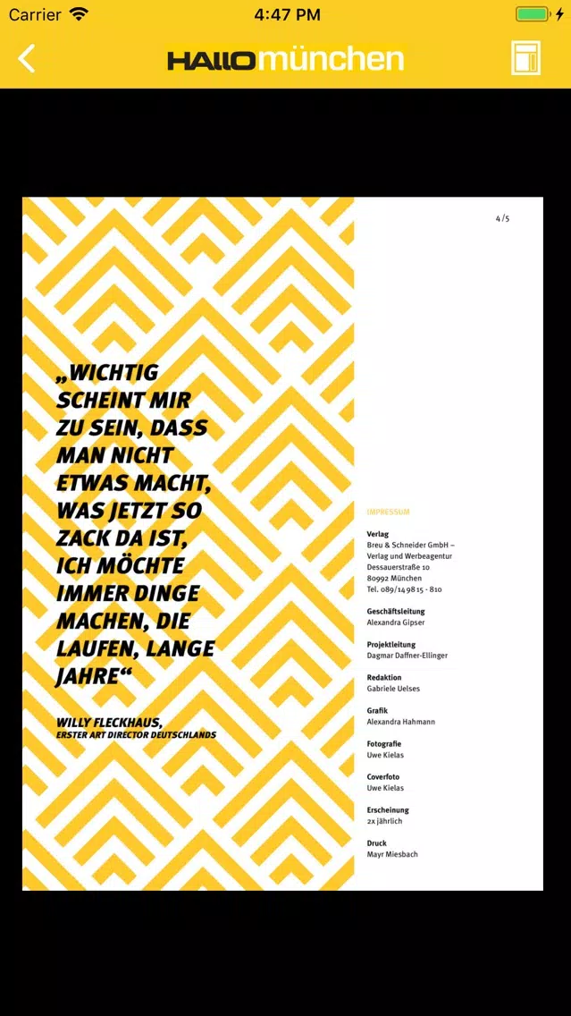 Hallo München Magazin應用截圖