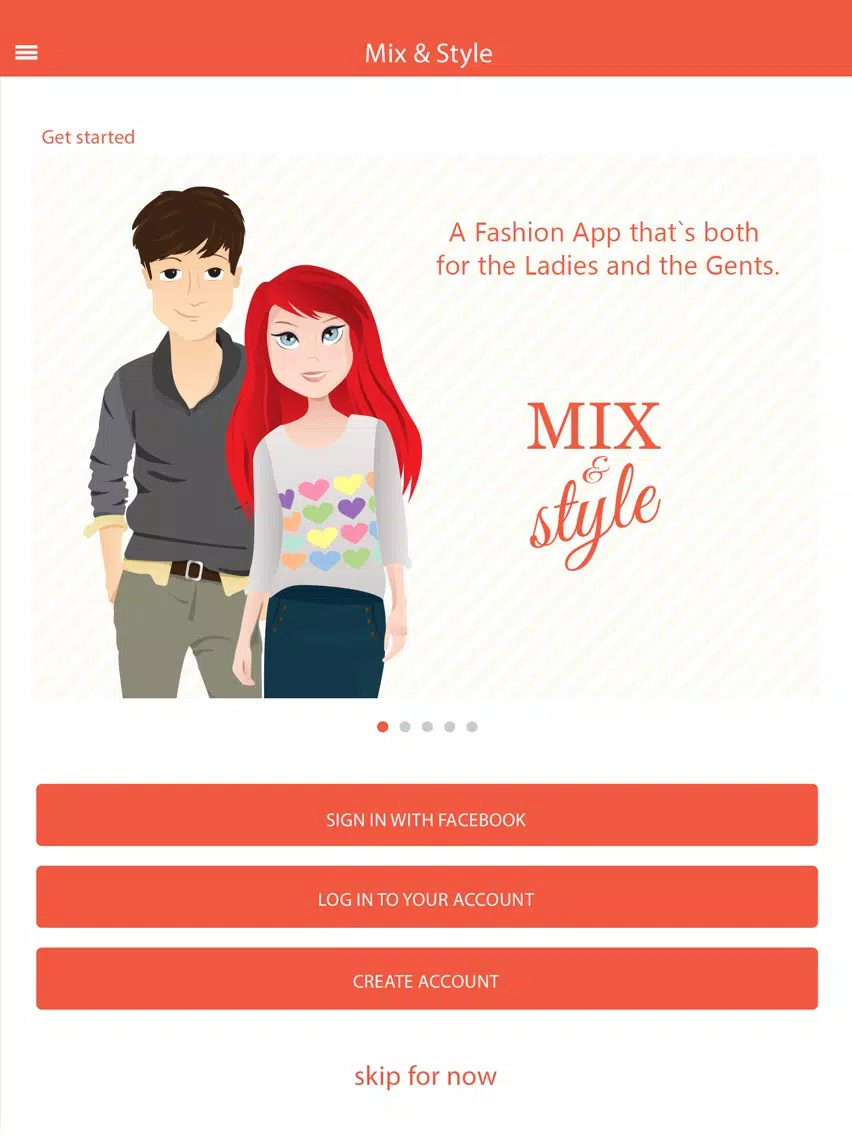 Mix & Style – Dressing Room and Virtual Closet App iPad Screenshots