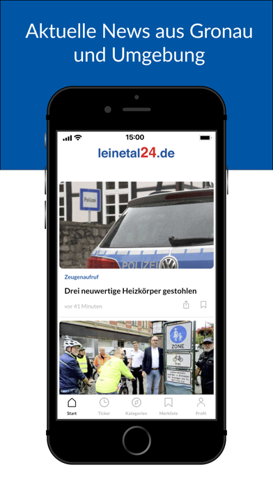 Скриншоты leinetal24.de